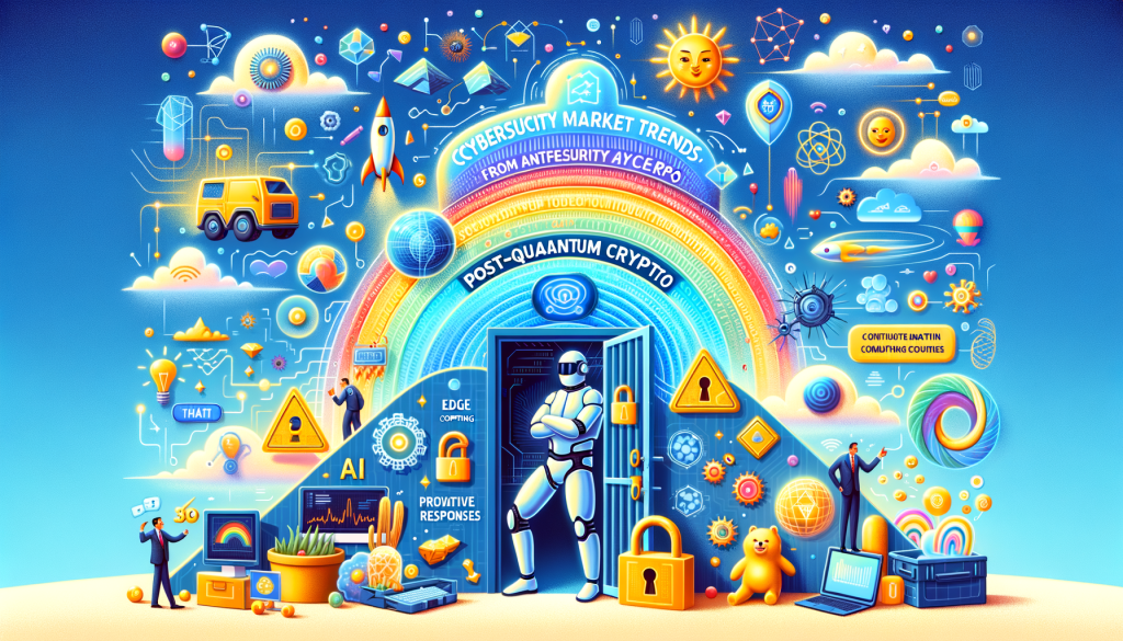 Generate an illustration in a cartoonish style portraying the concept of an AI-powered search engine. The scene includes a large magnifying glass floating above a cityscape, with lines representing search queries radiating out from it. Around it, there should also be a few futuristic skyscrapers symbolizing different data sources with lights within them indicating search activity. Also, represent the Copilot feature as a friendly robot lending a guiding hand to the queries. On one edge of the city, depict a group of people with diverse genders and descents looking appreciatively at the magnifying glass.