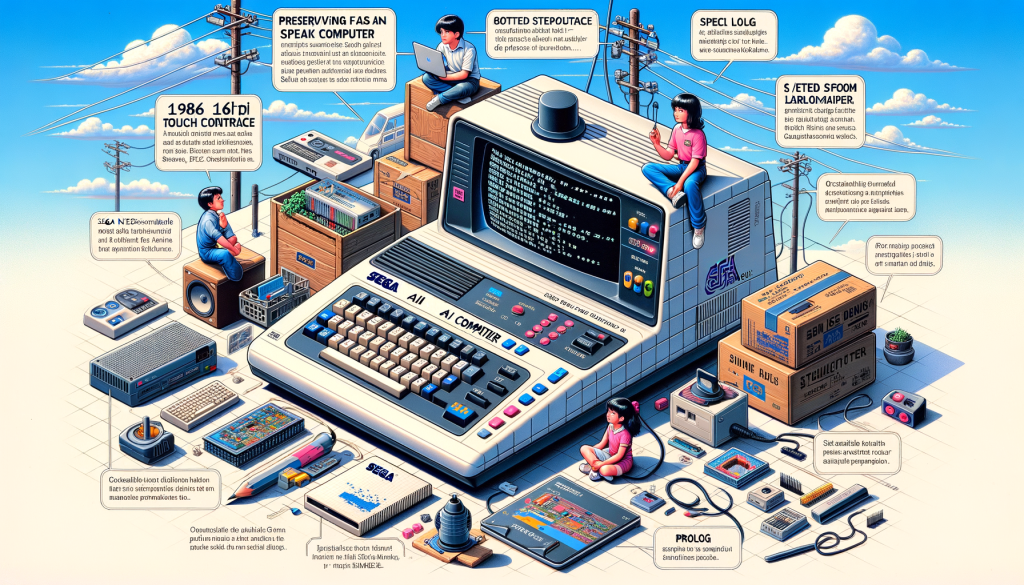 Generate an illustration in a cartoonish style portraying the concept of an AI-powered search engine. The scene includes a large magnifying glass floating above a cityscape, with lines representing search queries radiating out from it. Around it, there should also be a few futuristic skyscrapers symbolizing different data sources with lights within them indicating search activity. Also, represent the Copilot feature as a friendly robot lending a guiding hand to the queries. On one edge of the city, depict a group of people with diverse genders and descents looking appreciatively at the magnifying glass.