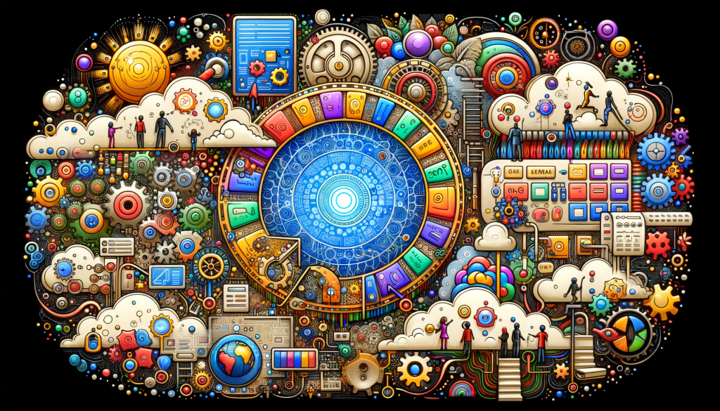 Imagine a vibrant digital drawing that represents the cutting-edge technology discussed in the article 'Gemini 1.5 is Google's next-gen AI model — and it's almost ready'. Picture it featuring elements related to Artificial Intelligence and language processing. Imagine a large 'context window' in the center, representing the enormous processing capability of the new Gemini 1.5 model. The 'window' should be filled with a variety of tokens, symbolizing the diverse queries it can handle. Around the 'window', include elements such as gears and circuits to signify the underlying technology. Highlight the contrast between the sizes of the context windows of the Gemini 1.5 and the OpenAI's GPT-4 model to reflect their comparative capabilities. The image should be in a 3:2 aspect ratio, drawn with a cheerful and light-hearted touch.