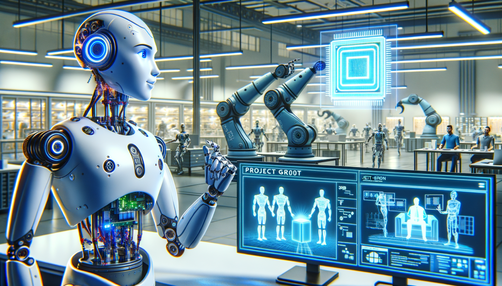 Illustrate an upbeat picture for the following article titled 'xAI open sources Grok'. Picture an inviting, brightly colored 3:2 aspect ratio image with a digital futuristic look that hints at the topic of AI and coding. Center the image around a large digital 3D brain, a common symbol for AI, surrounded by lines of code, symbolic of open-sourcing, racing and wrapping around it like a maze or galaxy. In the foreground, represent a diverse group of both male and female, African, Caucasian, and South Asian developers, to represent the global community working together. They are looking at the giant brain in awe, hoping to make it even better.