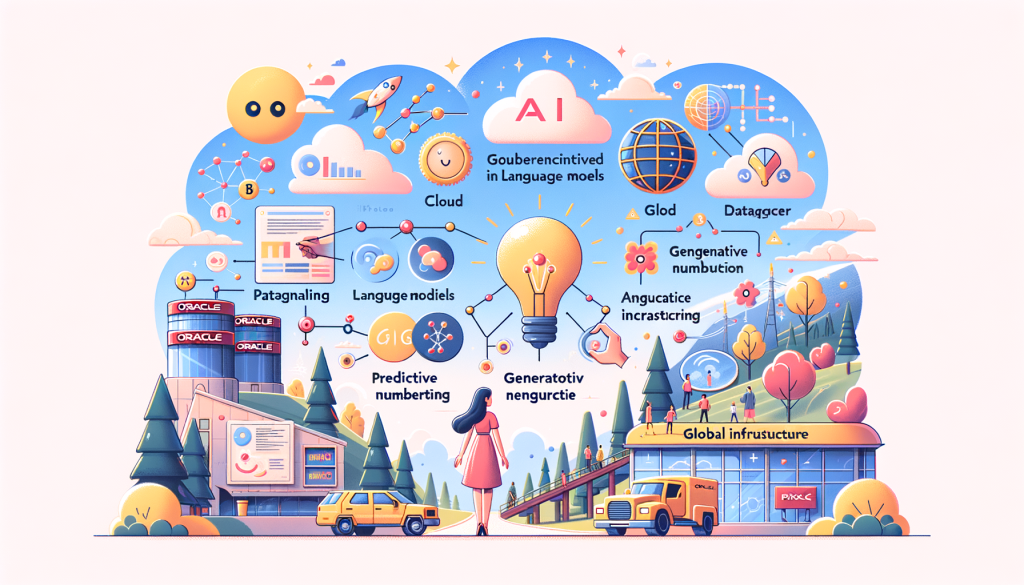 Create a bright, optimistic image with a 3:2 aspect ratio. Show a stylized representation of a bustling newspaper company, filled with desks strewn with papers, computers, and other office items. In the middle of the room, place an attractive, futuristic AI machine symbolizing OpenAI, with small visuals of data streams flowing into it from all directions. These streams carry bits of text, images and code. Show a diverse group of journalists, including an Asian woman, a Middle-Eastern man, and a Hispanic woman watching the process intrigued. Overhead, place a digital billboard showing summaries of magazine articles, indicating the summaries generated by ChatGPT. The overall image should convey a seamless blending of traditional news publishing and advanced AI technology.